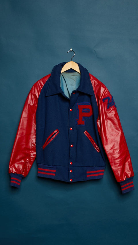 Vintage "P" Varsity Football Letterman Jacket - ascot + hart
