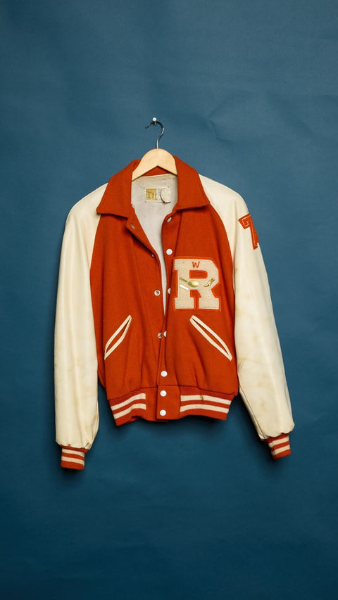 Vintage "R" Varsity Letterman Jacket - ascot + hart