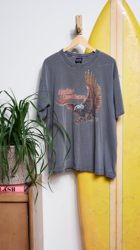 Vintage Route 66 Harley Eagle Tee - ascot + hart