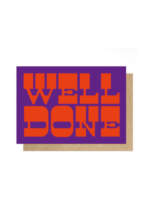 Well Done Greeting Card - ascot + hart