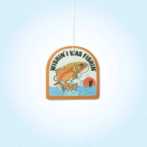 Wishin' I Was Fishin' Air Freshener - ascot + hart