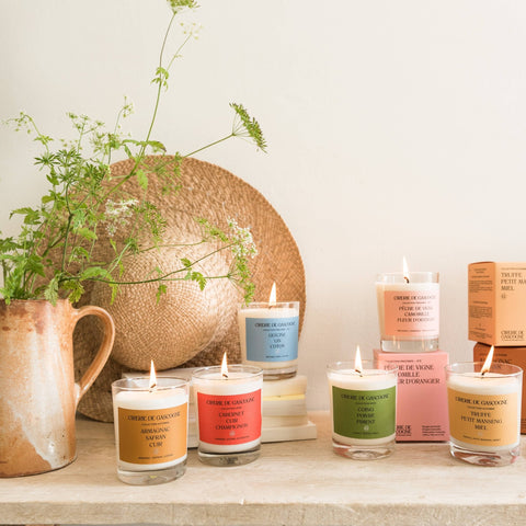 Wisteria, Linen, Cotton Blend Candle - ascot + hart