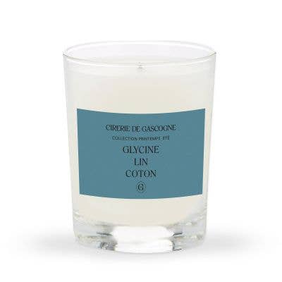 Wisteria, Linen, Cotton Blend Candle - ascot + hart