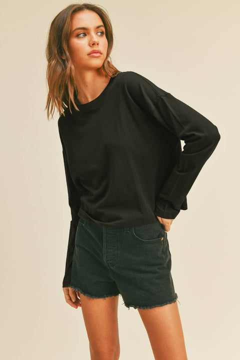 Wren Long Sleeve Tee - ascot + hart