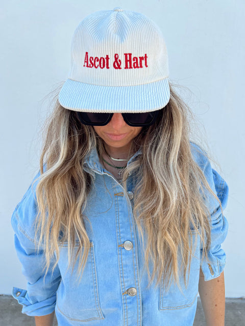 Ascot & Hart Signature Cord Hat