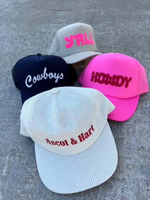Ascot & Hart Signature Cord Hat