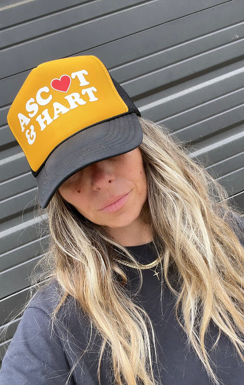Ascot + Hart Vintage Heart Trucker