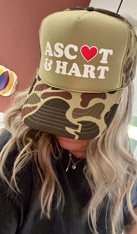 Camo Heart Trucker