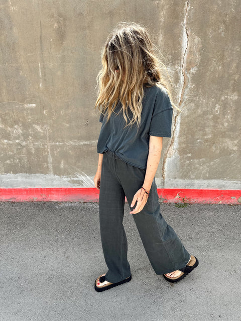 Ascot + Hart Raw Edge Tee