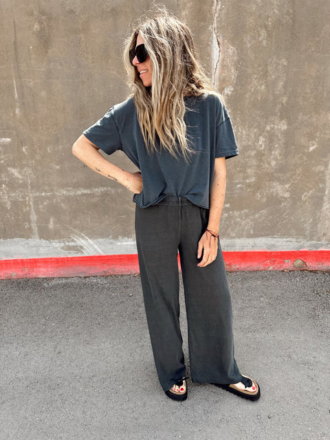 Ascot + Hart Raw Edge Tee