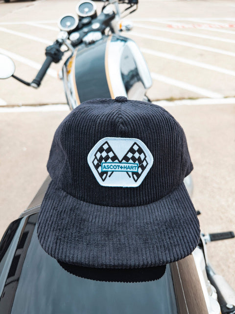 A + H Raceway Cord Hat - ascot + hart