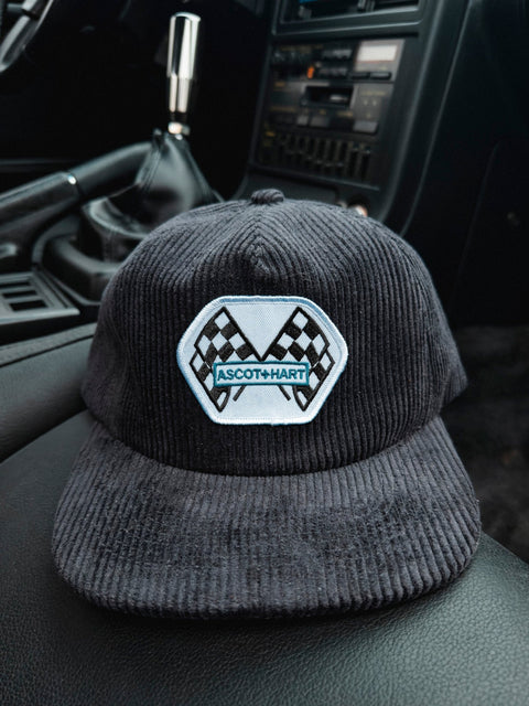 A + H Raceway Cord Hat - ascot + hart