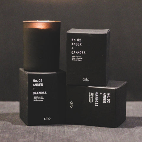 dilo - Shades Collection: Amber + Oakmoss - ascot + hart
