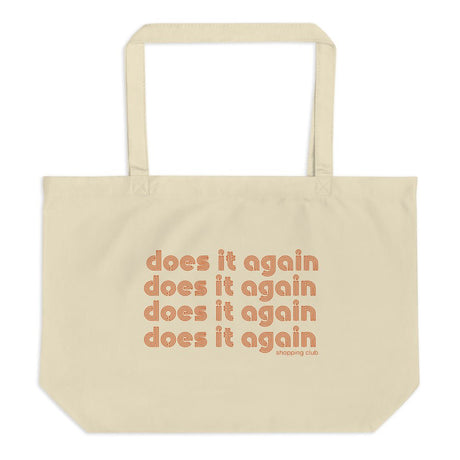 Does it again Large organic tote bag - Tan - ascot + hart