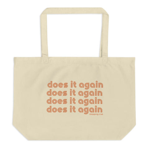 Does it again Large organic tote bag - Tan - ascot + hart