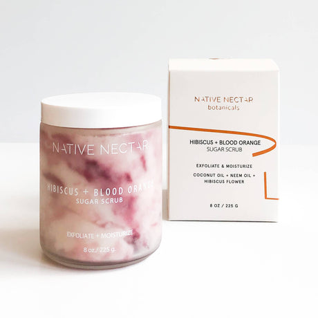 Hibiscus + Blood Orange Sugar Scrub 225g - ascot + hart