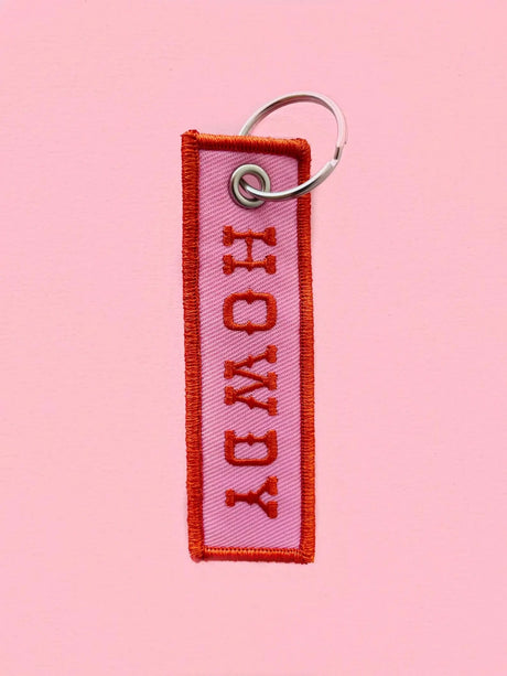 Howdy Embroidered Keychain - ascot + hart