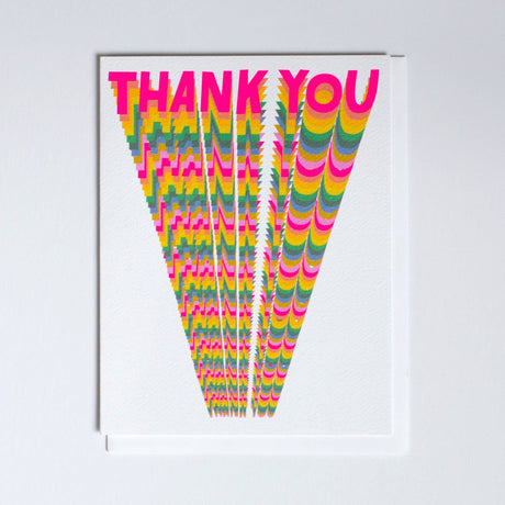 Infinite Rainbow Thank You Note Card - ascot + hart