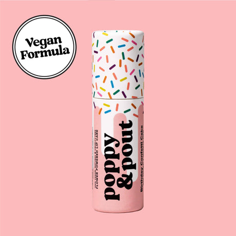 Poppy & Pout - Birthday Confetti Cake Lip Balm - ascot + hart