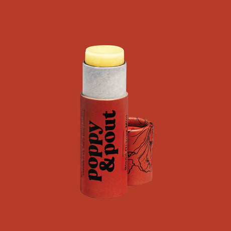 Poppy & Pout - Blood Orange Mint Lip Balm - ascot + hart