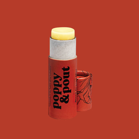 Poppy & Pout - Blood Orange Mint Lip Balm - ascot + hart