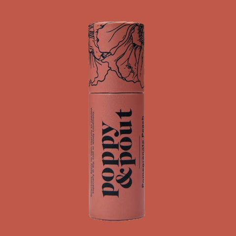 Poppy & Pout - Pomegranate Peach Lip Balm - ascot + hart