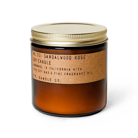 Sandalwood Rose - 12.5 oz Large Soy Candle - ascot + hart