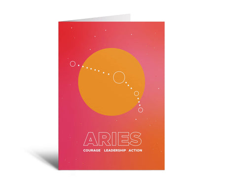 Studio Soph - Aries Zodiac Sign Greeting Card - ascot + hart