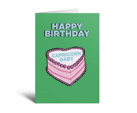 Studio Soph - Capricornus Cake Greeting Card - ascot + hart