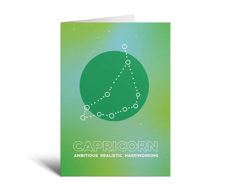 Studio Soph - Capricornus Zodiac Sign Greeting Card - ascot + hart