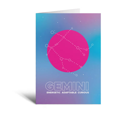 Studio Soph - Gemini Zodiac Sign Greeting Card - ascot + hart