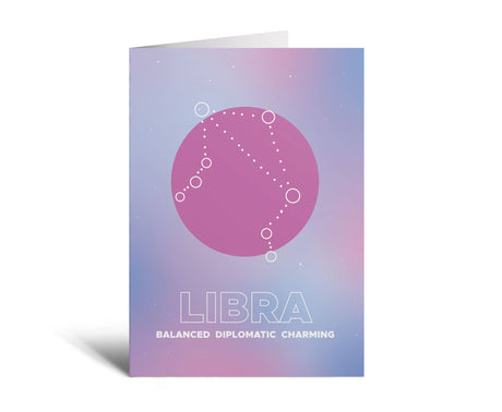 Studio Soph - Libra Zodiac Sign Greeting Card - ascot + hart
