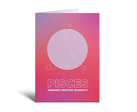 Studio Soph - Pisces Zodiac Sign Greeting Card - ascot + hart