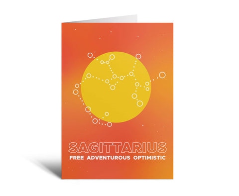 Studio Soph - Sagittarius Zodiac Sign Greeting Card - ascot + hart