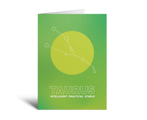 Studio Soph - Taurus Zodiac Sign Greeting Card - ascot + hart