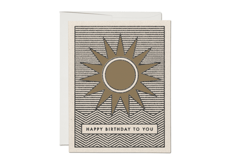 Sunshine Birthday birthday greeting card - ascot + hart