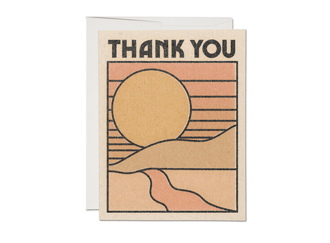 Thank You Sun thank you greeting card - ascot + hart