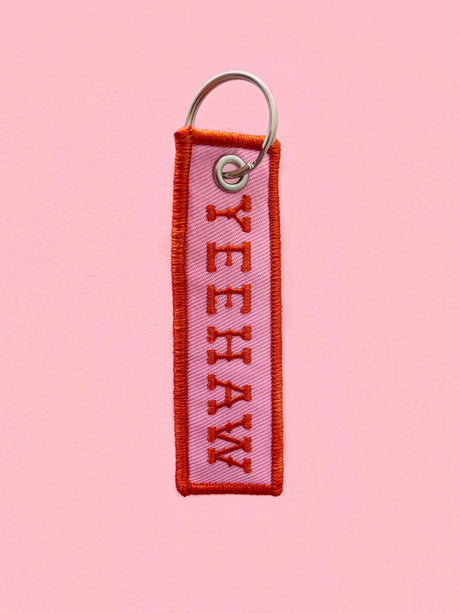 Yeehaw Embroidered Keychain - ascot + hart